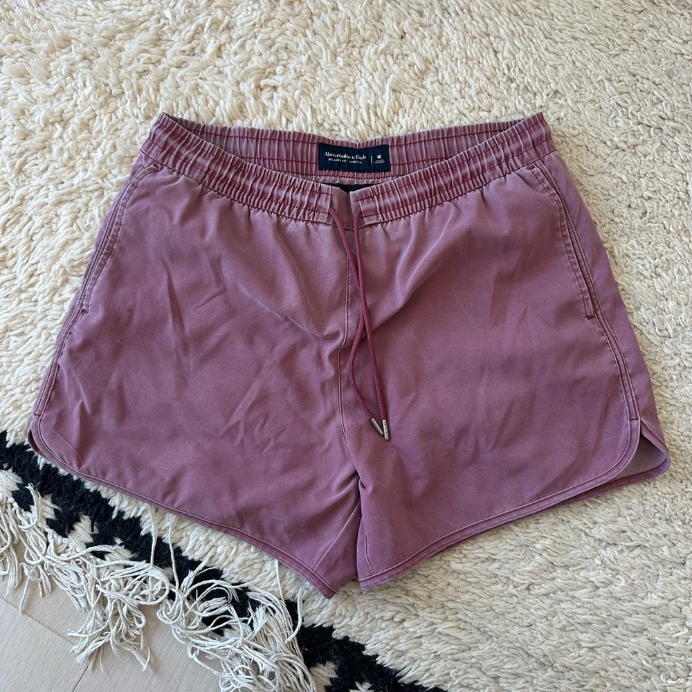 Abercrombie & Fitch Mauve Swim Trunks